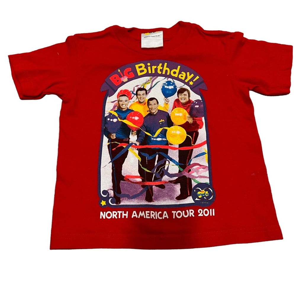 The Wiggles toddler size 3 Big Birthday tour t shirt